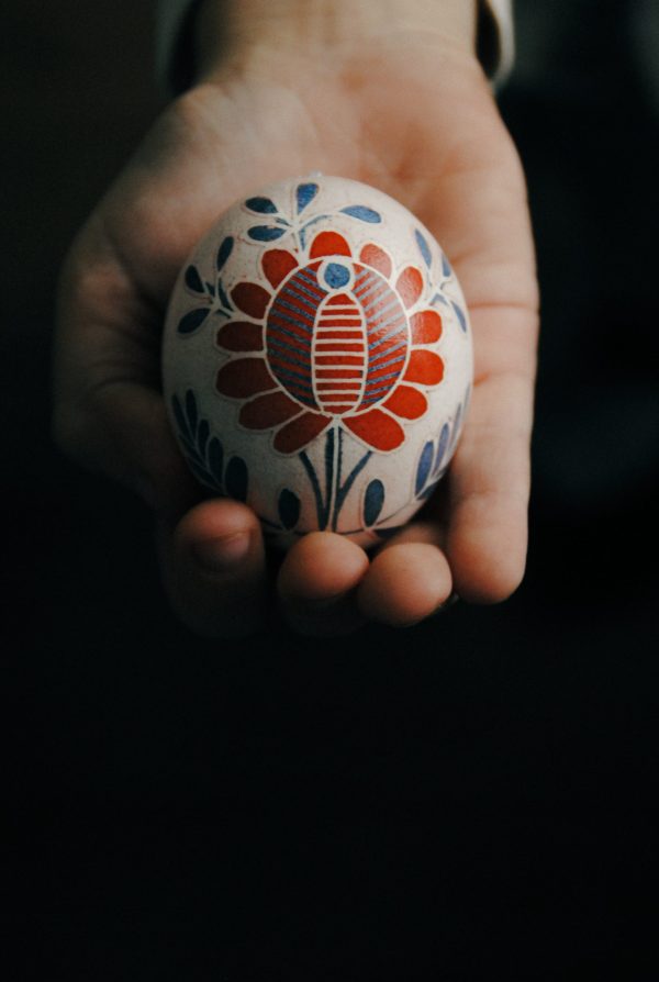 Писанка кольорова з орнаментом (двостороння)