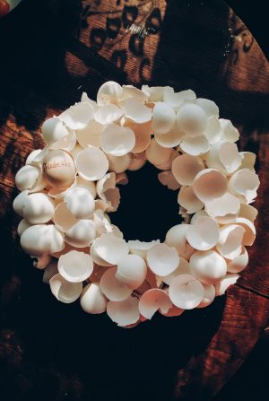 Вінок зі шкарлупи яєць